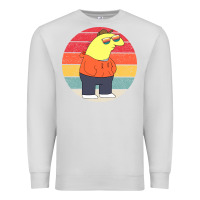 Dove Grey smiling friends Premium Sweatshirt - linhVisuals