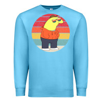 Ocean Blue smiling friends Premium Sweatshirt - linhVisuals