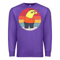 Purple smiling friends Premium Sweatshirt - linhVisuals