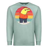 Seafoam smiling friends Premium Sweatshirt - linhVisuals