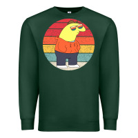 Sports Green smiling friends Premium Sweatshirt - linhVisuals