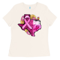 Bone Texas Cancer Awareness map Ladies Tee - FaDigitalArtStudio
