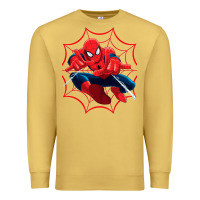 Antique Gold spidermen Premium Sweatshirt - linhVisuals