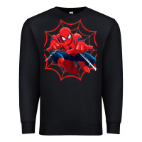 Black spidermen Premium Sweatshirt - linhVisuals