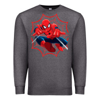Charcoal Heather spidermen Premium Sweatshirt - linhVisuals