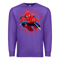 Purple spidermen Premium Sweatshirt - linhVisuals