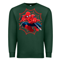 Sports Green spidermen Premium Sweatshirt - linhVisuals