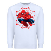 White spidermen Premium Sweatshirt - linhVisuals