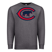 Charcoal Heather The Cubbies Baseball Premium Sweatshirt - linhVisuals