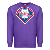 Purple The Phils Baseball Merch Premium Sweatshirt - linhVisuals
