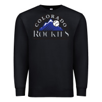 Black The Rocks Baseball Gifts Premium Sweatshirt - linhVisuals