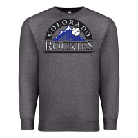 Charcoal Heather The Rocks Baseball Gifts Premium Sweatshirt - linhVisuals