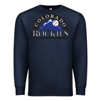 Navy The Rocks Baseball Gifts Premium Sweatshirt - linhVisuals