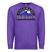Purple The Rocks Baseball Gifts Premium Sweatshirt - linhVisuals