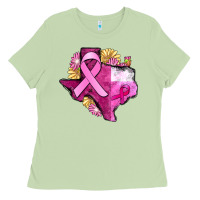Matcha Texas Cancer Awareness map Ladies Tee - FaDigitalArtStudio