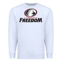 White Florence Freedom Premium Sweatshirt - linhVisuals