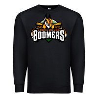 Black Schaumburg Boomers Premium Sweatshirt - linhVisuals