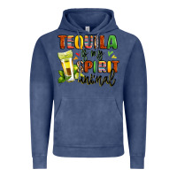 Vintage Denim tequila is my spirit animal Vintage Hoodie - LillyAllenDesigns