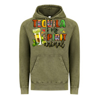 Vintage Olive tequila is my spirit animal Vintage Hoodie - LillyAllenDesigns