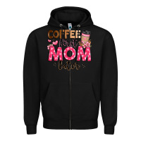 Black coffee first mom later Zipper Hoodie - JahusDesignShop