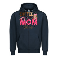 Navy coffee first mom later Zipper Hoodie - JahusDesignShop