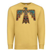 Antique Gold thunderbird Premium Sweatshirt - JahusDesignShop