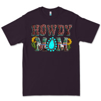 Plum Howdy mom mother's day Premium Tee - HowdyJamesFarm