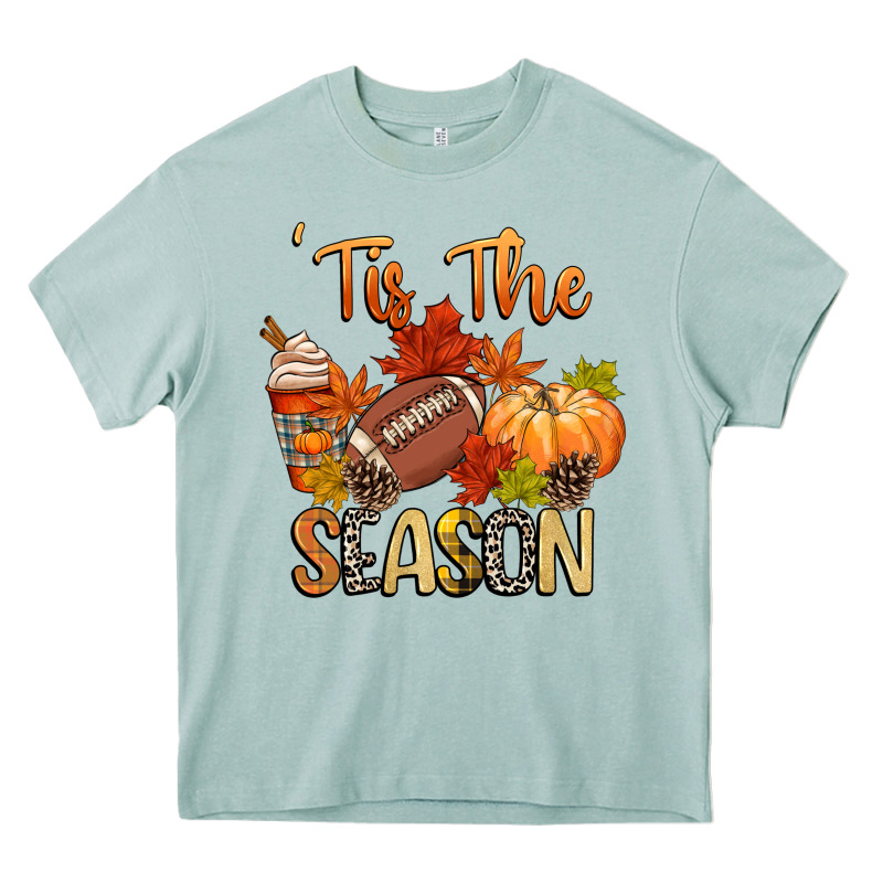 Tis The Season Football Heavy Core Tee by CowGirlArtShop | Teevron