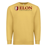 Antique Gold Elon University Premium Sweatshirt - linhVisuals