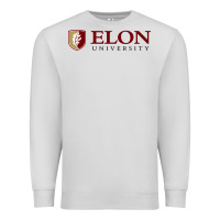 Dove Grey Elon University Premium Sweatshirt - linhVisuals