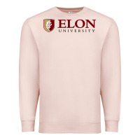 Pale Pink Elon University Premium Sweatshirt - linhVisuals