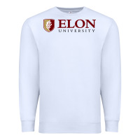 White Elon University Premium Sweatshirt - linhVisuals