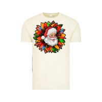 Santa Claus With Sunflower Christmas Bbs Vintage Tee | Teevron