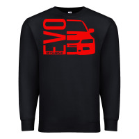 Black evo car Premium Sweatshirt - linhVisuals