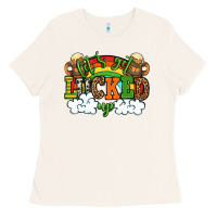 Bone Let's get lucked up St. Patrick's Day Ladies Tee - OliviaCreatesArt