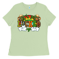 Matcha Let's get lucked up St. Patrick's Day Ladies Tee - OliviaCreatesArt