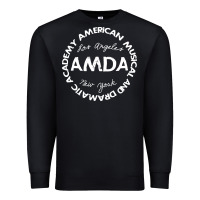 Black amda Premium Sweatshirt - linhVisuals