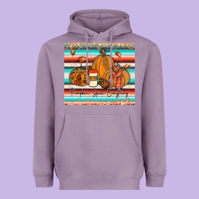 Pumkin Spice Everything Tumbler Heavyweight Hoodie Designed By Jahusdesignshop