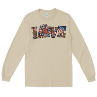 Mushroom love american sunflower Long Sleeve Tee - BundleAndBundleShop