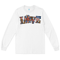 White love american sunflower Long Sleeve Tee - BundleAndBundleShop