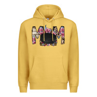 Antique Gold mom hockey flower Premium Hoodie - RacoonDesign