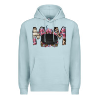 Blue Mist mom hockey flower Premium Hoodie - RacoonDesign