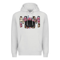 Dove Grey mom hockey flower Premium Hoodie - RacoonDesign
