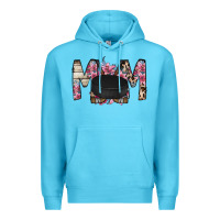 Ocean Blue mom hockey flower Premium Hoodie - RacoonDesign