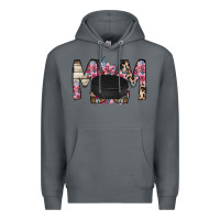 Rock mom hockey flower Premium Hoodie - RacoonDesign