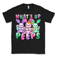 Black What's up peeps Easter bunnies Easter Day Classic Tee - CowGirlArtShop