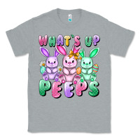 Heather Grey What's up peeps Easter bunnies Easter Day Classic Tee - CowGirlArtShop