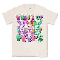 Natural What's up peeps Easter bunnies Easter Day Classic Tee - CowGirlArtShop