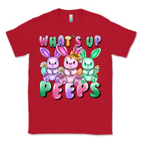 Red What's up peeps Easter bunnies Easter Day Classic Tee - CowGirlArtShop