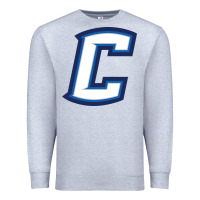 Heather Grey creighton bluejays wordmark Premium Sweatshirt - linhVisuals
